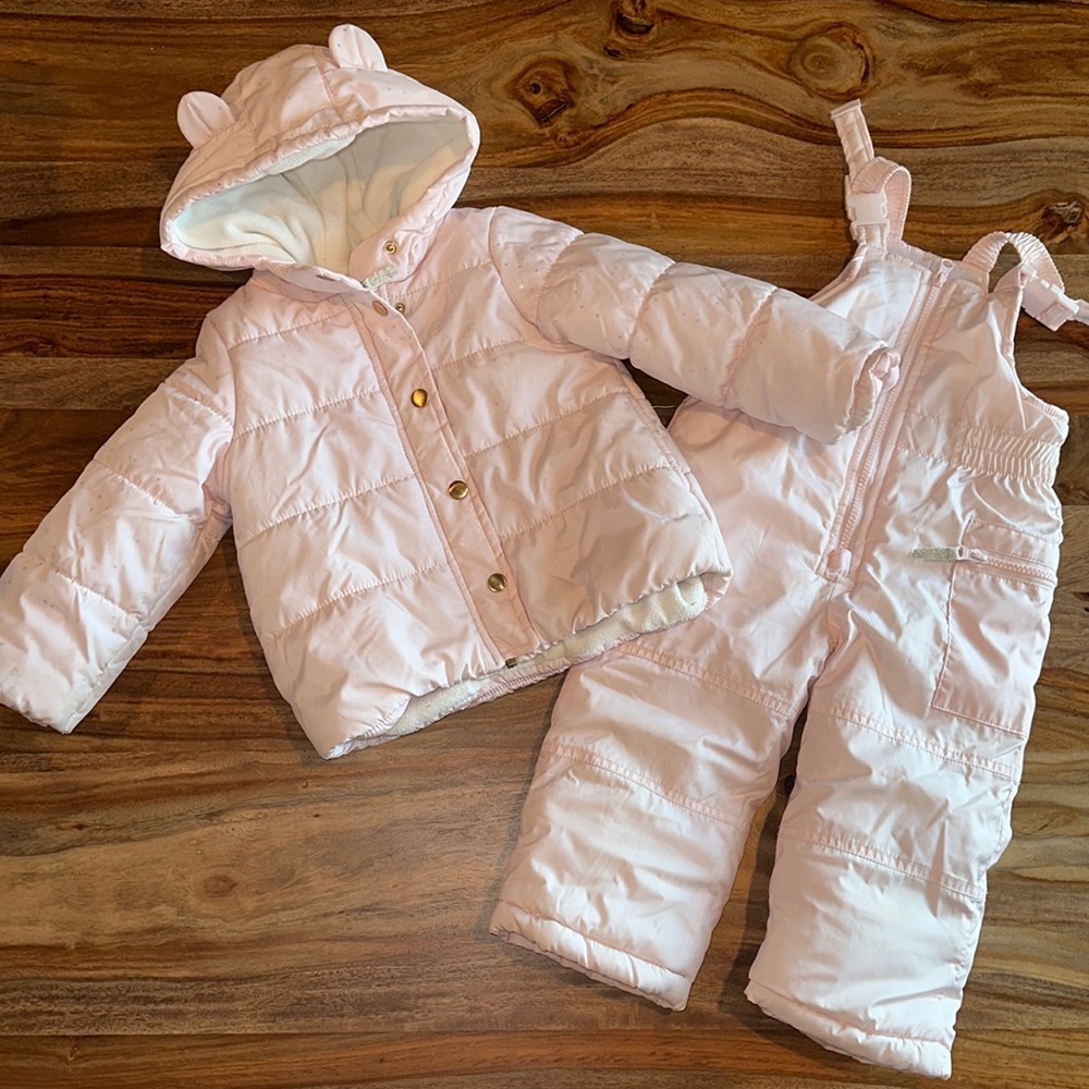 EUC Carter’s 24 Month Coat and Snow Bibs